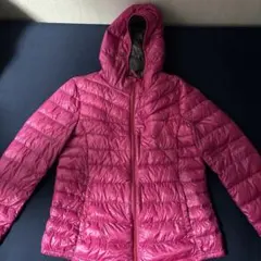 UNIQLO ウルトラライトダウン フーデットジャケット ピンク