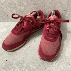 Reebok Classic スニーカー 赤 23.5cm レディース スエード