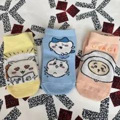 キッズ靴下 3足セット　ちいかわ