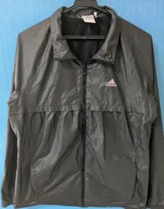 アディダスadidasレディースウインドブレーカージャケットOTサイズ色:黒色系のサムネイル