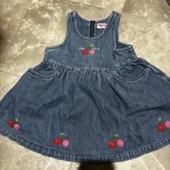 ミキハウス デニムワンピース 90