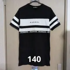 KANGOL KIDS 半袖 Tシャツ ブラック キッズ 女の子 140　ロングのサムネイル