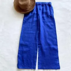 美品 ジャーナルスタンダードレリューム 裾スリット リネンイージーワイドパンツ