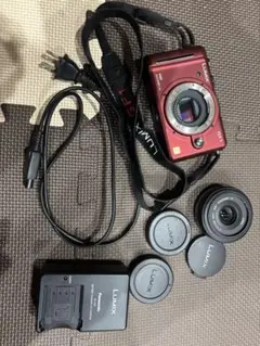 LUMIX GF1 ミラーレス一眼カメラ レッド