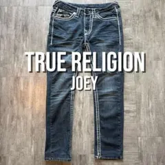 TRUE RELIGION straight 白ステッチ 36相当 - メルカリ