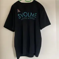 svolme ロゴプリント Tシャツ 黒のサムネイル