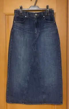 UNIQLOデニムパネルロングスカート