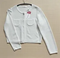 【新品】DoCLASS ドゥクラッセ　鹿の子ニットジャケット(カーディガン)