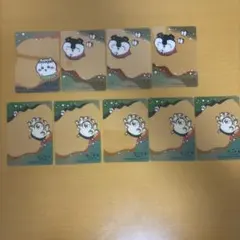 人魚の島のひみつ クリアカード 9枚セット セイレーン 치이카와 島二郎