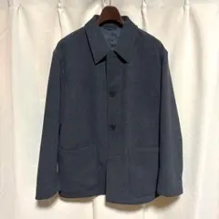 y101104 UNIQLO カバーオール L ウールコート 無地シンプル