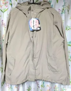 しまむら 4L Hina Style フード付きブルゾン ベージュのサムネイル
