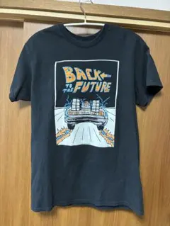 バックトゥザフューチャー デロリアン Tシャツ XLサイズ ブラック 