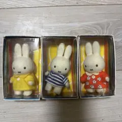 Dick Bruna ディックブルーナ　ミッフィー フロッキングドール Amazon | 4体セット ミッフィー Dick Bruna LITTLE COLLECTION