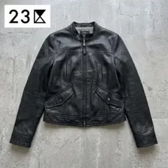 23区 レザージャケット ライダース ブラック