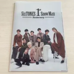 SixTONES＆SnowMan1st Anniversaryクリアファイル