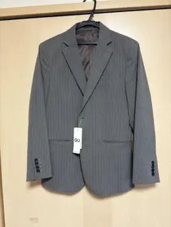 GU ストライプジャケット カーキ Sサイズ