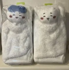 ちいかわ ハチワレ　おふとんぬいぐるみ ティッシュカバー 2種セットのサムネイル