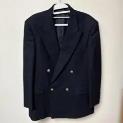 DAKS ネイビー チェック　ダブルのサムネイル