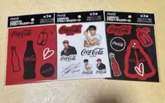 コカコーラ　BTS V オリジナル デコレーションシール　3枚セット