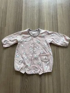 パンダ柄ロンパース 50-60cm