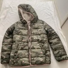 週末セール　GAP KIDS 迷彩柄中綿コート Lサイズ