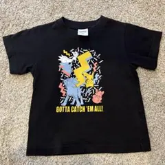 【GU】美品 ポケモン Tシャツ 120cm 黒