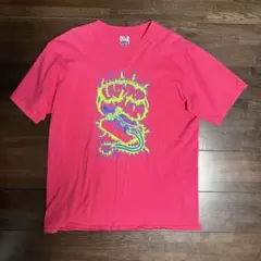 MACKDADDY プリントTシャツ ピンク supreme