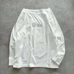 美品 アーバンリサーチドアーズ 刺しゅうロゴ ロングスリーブTシャツ ロンT