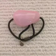 コレットマルーフ　グラスポニー　ラベンダーヘアゴム コレットマルーフ、廃棄ガラス製品をアップサイクルしたヘアゴム