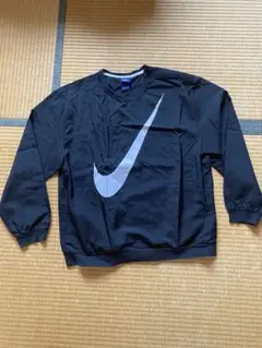 レアNike ビッグロゴ　ナイロンジャケット XXL 黒