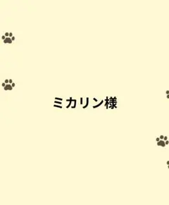 ミカリン様専用ページ(フレブルS)