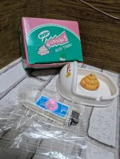 珍品！昭和〜バブル〜平成レトロ！トイレうんち灰皿&ケースセット