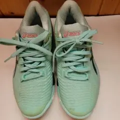 ASICS テニスシューズ ミントグリーン