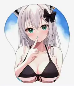 【新品未開封】ホロライブ 白上フブキ おっぱいマウスパッド 22×26cm