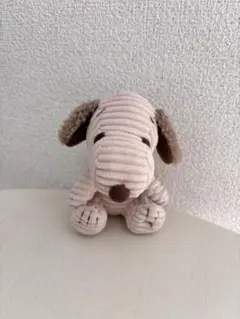 スヌーピー コーデュロイぬいぐるみマスコット