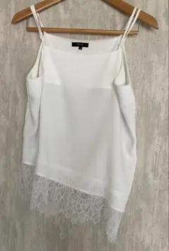 COMME CA ISM キャミソール 白♡Lサイズのサムネイル