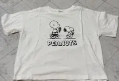 PEANUTS チャーリーブラウン スヌーピー Tシャツ ホワイト