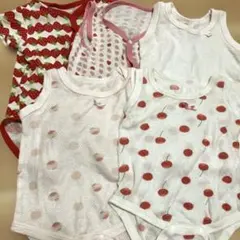 メッシュ肌着　ロンパース　ノースリーブ　70