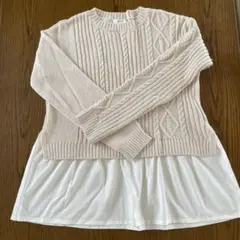 a.v.v 140サイズ ベージュ セーター