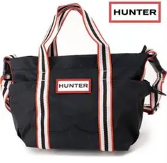 【新品タグ付】ハンター HUNTER ショルダーバッグ 黒 トートバッグ