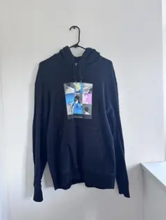 【即日発送】ブラック メンズパーカー