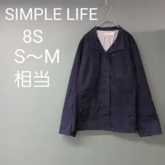 ♡​シンプルライフ SIMPLE LIFE ジャケット Mサイズ 紺 ネイビー♡のサムネイル