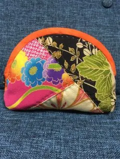 和柄布ポーチ(パッチワーク)