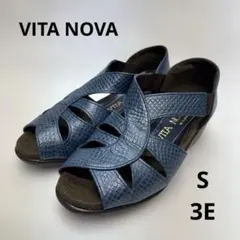 VITA NOVA ヴィタノーヴァS 22.5 23 3E レザー　サンダルのサムネイル
