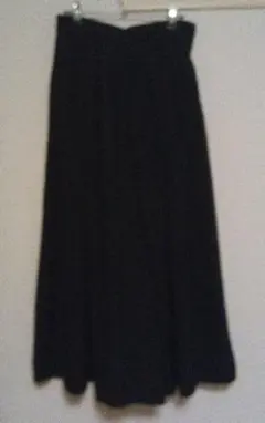 ブラック ワイドパンツ ポリエステル100%