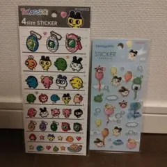 新品未使用☆たまごっち 4size STICKER ＆キラふわシール 2点☆