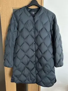 ウルトラライトダウン　リラックスコート　Mサイズ　ダークグリーン　レディース