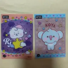 BT21 クリアカード rj koya