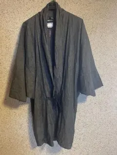 SOU SOU 伊勢木綿20/20 麻混 もじり袖 短衣 単 羽織 和風のサムネイル