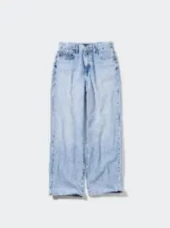 ユニクロ　ワイドストレートジーンズ　23